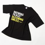 HNBオリジナル ビックシルエットTシャツ【Brewing Peace, Blooming Smiles.】