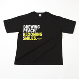 HNBオリジナル ビックシルエットTシャツ【Brewing Peace, Blooming Smiles.】