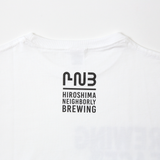 HNBオリジナル ビックシルエットTシャツ【Brewing Peace, Blooming Smiles.】