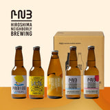 HNBバレルエイジドビール『隣期桜変〜ウィートワイン』1本＆HNB定番4本セット【稀少・限定】