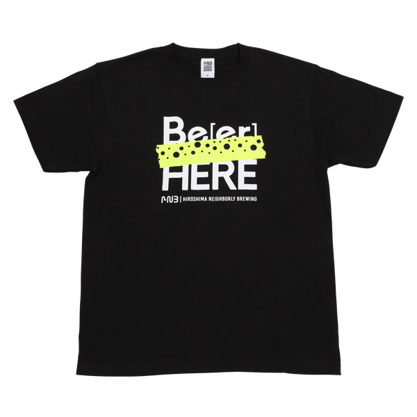 HNBオリジナル　 BASIC TYPE Tシャツ【BEER HERE ①】