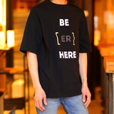 HNBオリジナル　ビックシルエットTシャツ【BEER HERE ②】